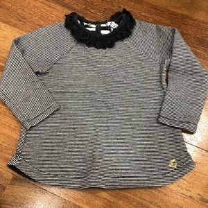 Petit bateau long sleeve shirt 18m